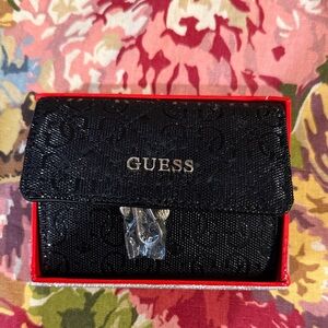 GUESS Black Textured Wallet